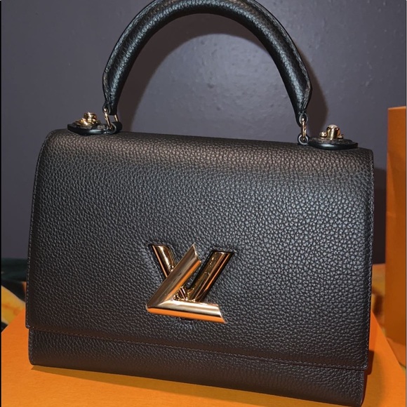 Womens Louie Vuitton twist purse black/purple - Picture 6 of 6